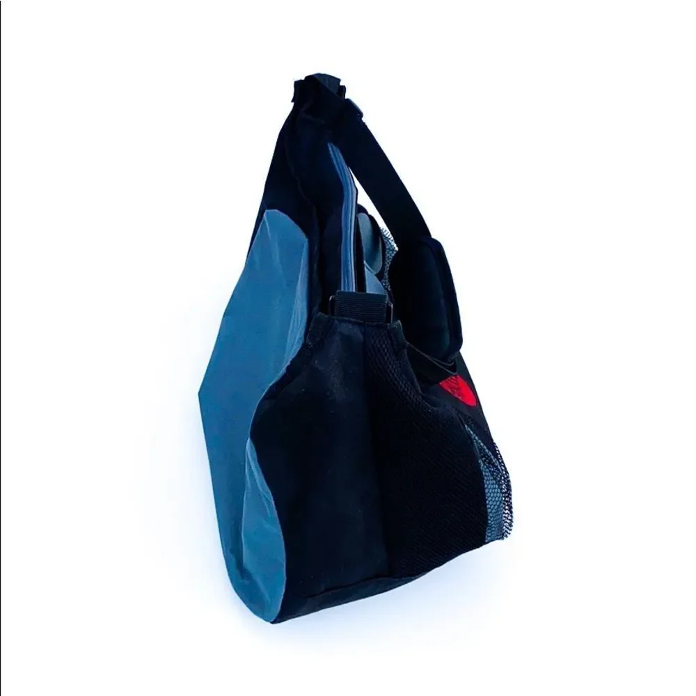 Focus Brands Gray Black Duffle Gym Travel Bag